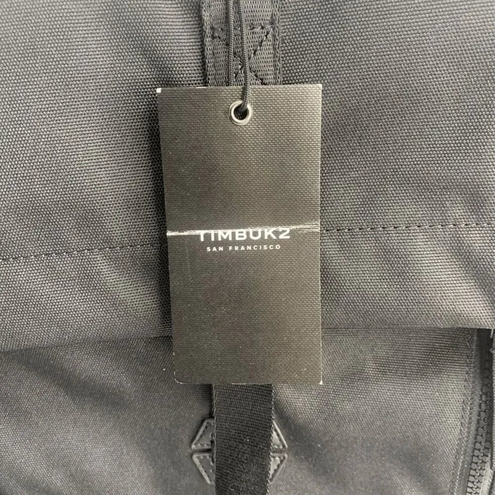 NWT Timbuk2 San Francisco Tuck Pack‎ Black Backpack bringa LOGO!